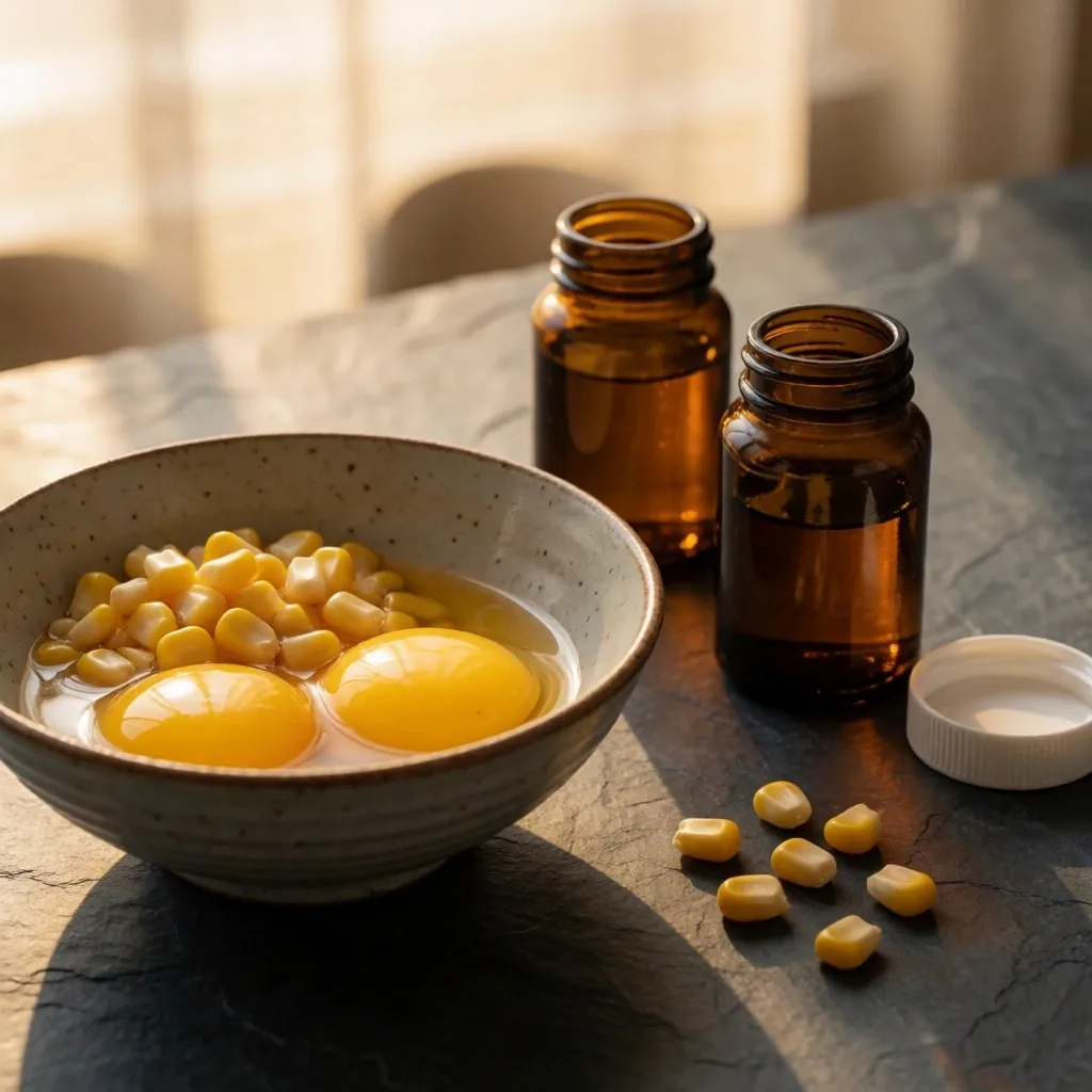 Alimentos y formatos de suplementos para la salud visual